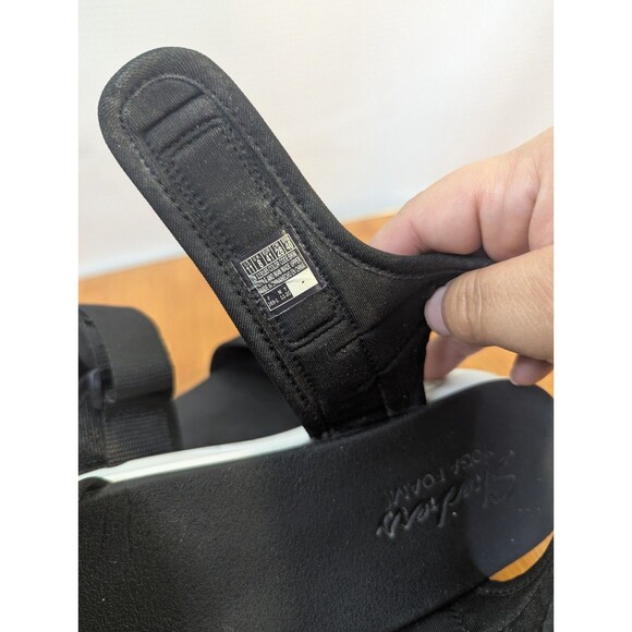 Sketchers Uno New Sesh Adjustable Strap Sandals Women's 11 Black & White (U05) - Picture 8 of 8